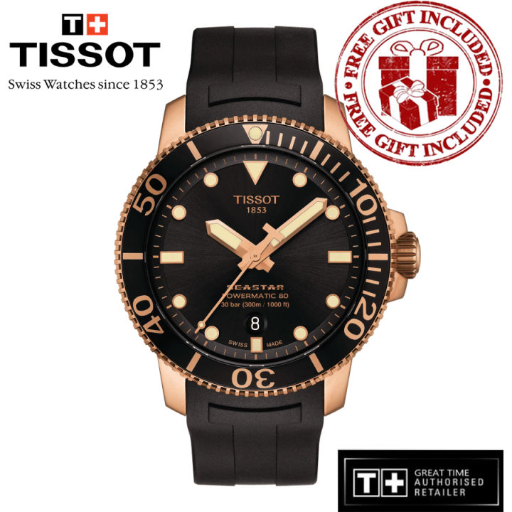 Official Warranty Tissot T120.407.37.051.01 Men s Seastar 1000