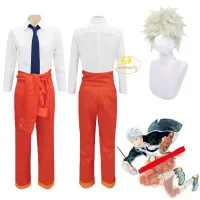 Blue Period Anime Yaguchi Yatora Cosplay Costume White Orange Daily Uniform Short Wig Party Carnival Party Cos Props Unisex