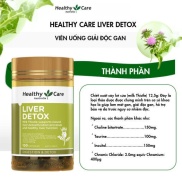 Tem Chemist THẢI ĐỘC GAN HEALTHY CARE LIVER DETOX 100 VIÊN