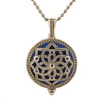 New Kaleidoscope Necklace Antique Locket Pendant Magnetic Perfume Diffuser Aromatherapy Jewelry