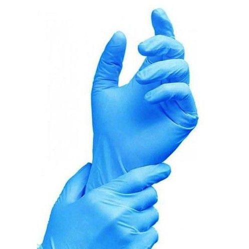 ถุงมือไนไตร-ถุงมือยางไนไตรฟ้า-กล่องสีฟ้า-ไม่มีแป้ง-100ชิ้น-ถุงมือยางแพทย์-ถุงมือทนร้อน-ถุงมือพยาบาล-s-m-l-t1989-t1991