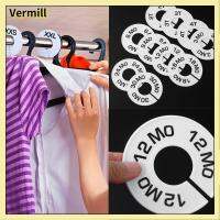 VERMILL 5PCS ทำด้วยมือ ใหม่ งานฝีมือ DIY แท็กเสื้อผ้า เครื่องประดับเสื้อผ้า เสื้อผ้าเด็ก ตัวแบ่งขนาดเสื้อผ้า ออแกไนเซอร์ที่แขวน ไม้แขวนเสื้อกลม