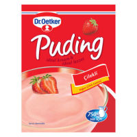 ผงพุดดิ้ง pudding powder รส สตรอเบอร์รี่ strawberry ขนาด 120 กรัม สินค้าคุณภาพจากประเทศตุรกี หมดอายุ Exp.11 2023 (พร้อมจัดส่ง)