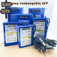 (JULINC30 ลด30%)แบตเตอรี่ battery rechargeble 12V 3000mAh 4000mAh 6800mAh 9800mAh 15000mAh 20000mAh แถมอะแดปเตอร์ #แบตมือถือ  #แบตโทรศัพท์  #แบต  #แบตเตอรี  #แบตเตอรี่