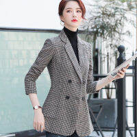 Naviu New Fashion Women Winter Blazer High Quality Thick Coat With Belt Office Lady Formal Tops