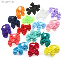 ✧☃✉ Solid Colorful Bow Hair Ties Baby Girls 39; Elastics Kids Toddlers 39; Ponytail Holder Hair Bow Accessories