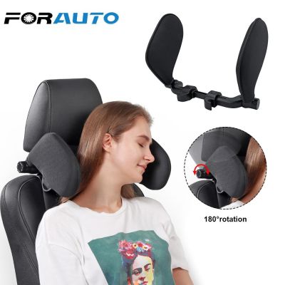 Car Seat Headrest Pillow Cloth Neck Support Pillow Side Head Support Travel Sleeping Cushion For Kids Adults Car Accessories