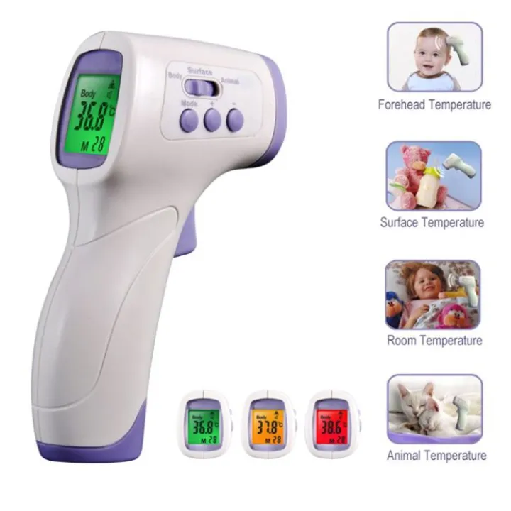 Muti-fuction Baby Digital Termomete Infrared Forehead Body Thermometer Gun Non-contact Ir Termomete