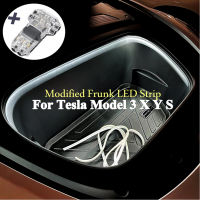 Trunk Brighten LED Strip Modified Lighting สำหรับ Tesla รุ่น3 Y S X 5M กันน้ำซิลิโคนยืดหยุ่น Led ภายในรถ Light Bar