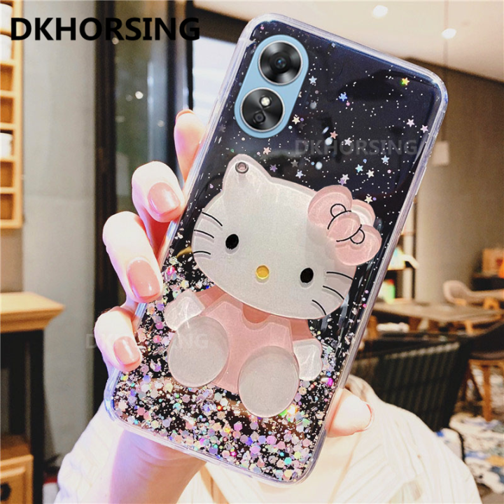 dkhorsing-เคสโทรศัพท์กากเพชรแฟชั่นใหม่-oppo-a78-5g-2023ส่องแสงเป็นประกายระยิบระยับสุดหรูซิลิโคนปลอกอ่อน-oppoa78ฝาครอบโปร่งใสกันกระแทกพร้อมกระจกแต่งหน้าสาวน่ารัก