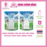 Bánh thưởng sữa dê cho thú cưng Pet2go Goat Milk Seeise 500gr thumbnail