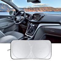 Car Window Sunshade Cover Sun Shade Windshield Visor and Protector Windscreen Folding Auto Gives Protection Curtain Styling