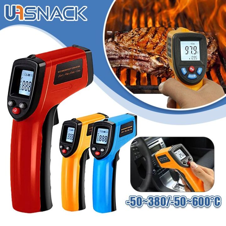 50~1600 Degree Handheld Pyrometer Digital Infrared Thermometer Non-Contact  Laser LCD Display IR Temperature Gun Instruments