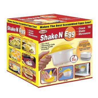 Shake N Egg Fast Delicious Fluffy Scramble Egg Maker Mess Free