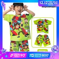 Quần áo bé trai KUNKUN TP792 Thun lạnh size đại cho bé từ 10kg thumbnail