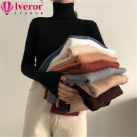 COD Lveror【Korean Fashion】 Turtleneck Warm Sweater womens autumn and winter women keep warm