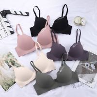 【Ready Stock】 ✢ C15 8 colors Seamless Women Push Up Bra Thin cup Comfortable Wireless Lingerie Adjustable Underwear Female Bralette Bras