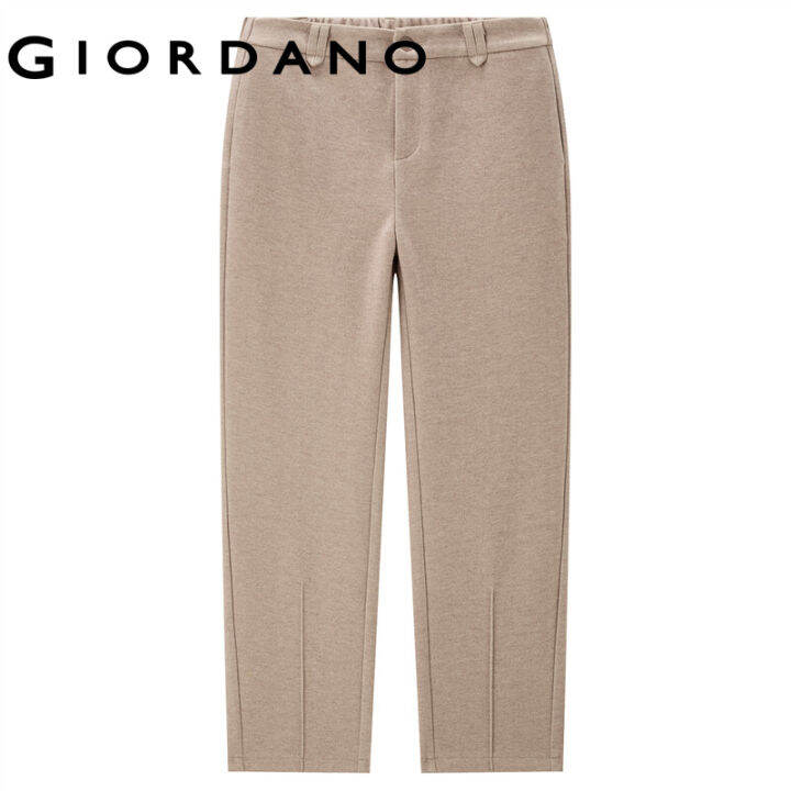 giordano-กางเกงขายาวผู้หญิง-กางเกงแฟชั่นผญ-ลุคทำงาน-free-shipping-18422002