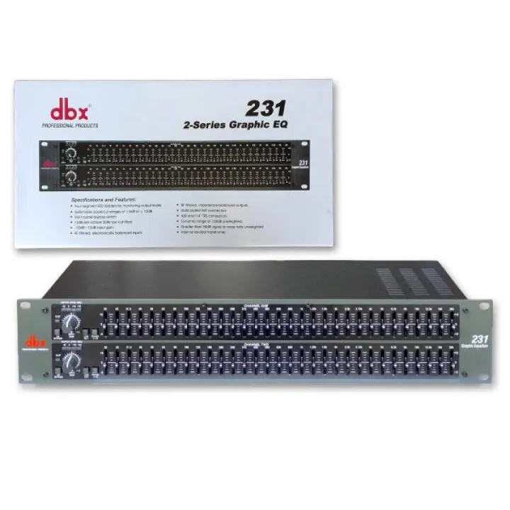 DBX 231 – 2 SERIES 31 BAND PROFESSIONAL GRAPHIC EQUALIZER | Lazada PH