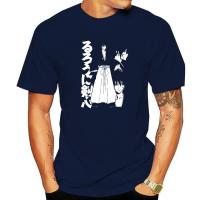 Rurouni Kenshin Anime T-Shirts for Men Vintage 100% Cotton Tees Crew Neck Short Sleeve T Shirts New Arrival Clothing