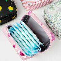 Cable Bag Tampon Storage Bag Waterproof Large Capacity Cosmetic Organizer Portable Keys Data Sanitary Pad Pouch School Supplies