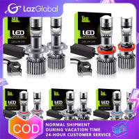 ติดตามเพื่อรับส่วนลด L40หลอดไฟไฟหน้ารถมอเตอร์ไซค์แบบ Led สว่างกว่า300% 6000K ซูเปอร์ไบรท์12V 33W 8000LM ไฟหน้ารถมอเตอร์ไซค์แบบ LED S แพ็คชุดแปลงหน่วยวัด2ชิ้น