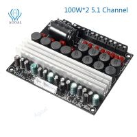 บอร์ดขยายกำลังเสียงระบบดิจิตอล MT5.1 100W * 2 5.1ช่องไฟ DC12-24V เดี่ยวสำหรับโฮมเธียเตอร์กระดานเครื่องขยายเสียง