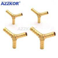 1 PC Brass Pagoda Y-type Tee Joint Pneumatic Three Way Fuel Water Air Hose Connector 6-16mm