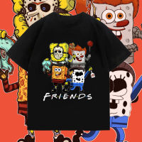 เสื้อยืดฮาโลวีน Spongebob เสื้อ halloween ผ้า Cotton 100 %