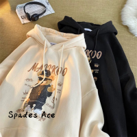 Spades Ace เสื้อฮู้ด เสื้อแขนยาวอบอุ่น หลวมและสบาย แฟชั่น สบาย ทันสมัย สไตล์ A28J0LP 42Z231017