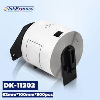 InkExpress Label Roll For Brother DK-11202 Die Cut Label DK-1202 White Paper Shipping Label Thermal Paper For Brother QL-500