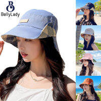 Women Bucket Hat Cotton Spring Summer Travel Side Folding Packable Sunscreen Fishing Hat【fast】