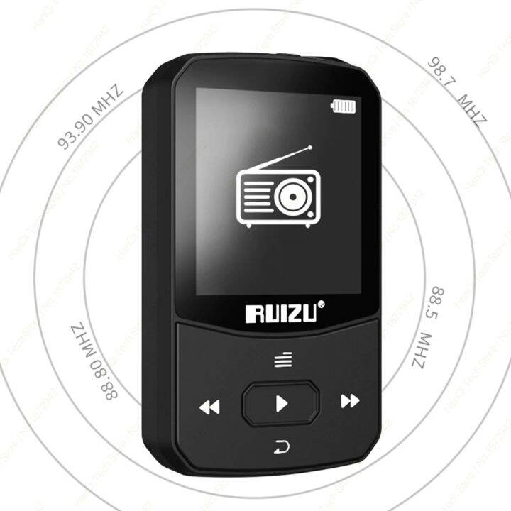 RUIZU X52เครื่องเล่นกีฬา MP3,เครื่องเล่นเพลงแบบไม่มีการสูญเสียบลูทูธ8GB ...