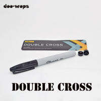 Double Cross โดย Mark Southworth (1 X Stamper 1 Heart Stamper) มายากลมายากล Close Up Illusions Gimmick Mentalism Magia