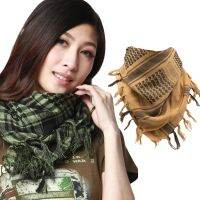 【CW】 Fashion Mens Lightweight Square Outdoor Shawl Military Arab Tactical Desert Army Shemagh KeffIyeh Arafat Scarf Fashion 2022