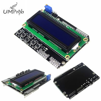 【✲High Quality✲】 baoqingli0370336 Lcd ที่คลุมแป้นปุ่มของบอร์ดสำหรับ Arduino การขยายตัวของจอแอลซีดีตัวละคร Lcd1602และอินพุต