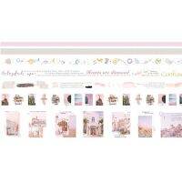【100%-original】 SUDATH. HANDICRAFT 7 Rolls/ ชุดวินเทจกระดาษคราฟท์ตารางตั๋วภาษาอังกฤษต้นฉบับจำนวนตัวอักษรย้อนยุค Washi เทป DIY สมุดกระดาษกาว