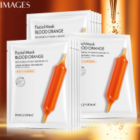 Images Orange Facial Mask 1 ชิ้น แผ่นมาส์กหน้าสูตรวิตามินซีเข้มข้น เผยผ กระจ่างใส ฝ้า กระ ทุกปัญหาผิว-3977