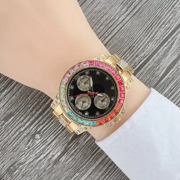 Gold deals colored watch