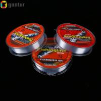 GANTUR 100m 100% Fluorocarbon สตริง สายเชือกแข็งแรง ตกปลา เส้นใยเดี่ยว ไนลอน PA สายการประมง ลวดเชื่อม