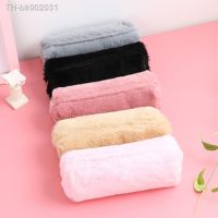 ♕ Korean School Pencil Case Cute Plush Penal For Girls Boys Pencilcase Zipper Makeup Purse Pouch Stationery School Supplies