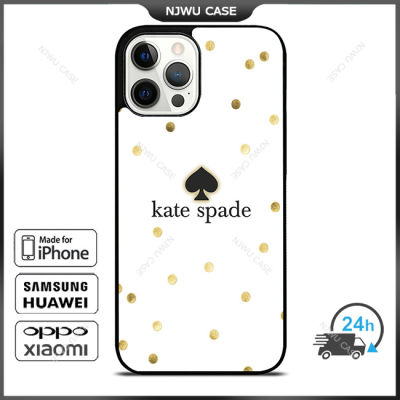 KateSpade 0141 Phone Case for iPhone 14 Pro Max / iPhone 13 Pro Max / iPhone 12 Pro Max / XS Max / Samsung Galaxy Note 10 Plus / S22 Ultra / S21 Plus Anti-fall Protective Case Cover
