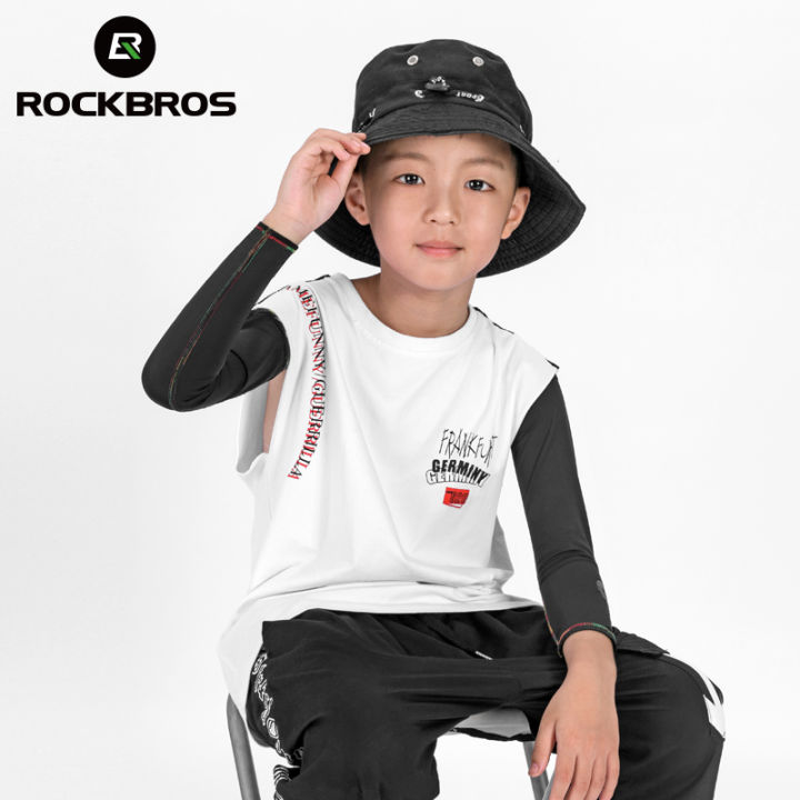 rockbros-ice-silk-arm-sleeves-for-children-summer-sun-protection-upf50-arm-warmers-for-running-boy-girl-travel-accessories