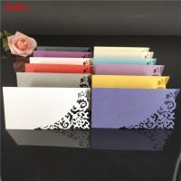 【YF】▩  10/50/100pcs Hollow out Luxury Table Name Cards Wedding Birthday Invite Decoration 5Z