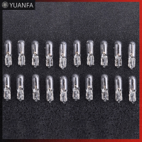 【Flash Sale】 20pcs halogen T5 W2W หลอดไฟ12V ไฟแดชบอร์ดหลอดไฟ Auto LIGHT