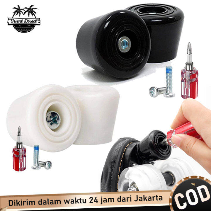Stopper Rem Sepatu Roda Anak Roller Skate Toe Stops Plugs PU Bantalan