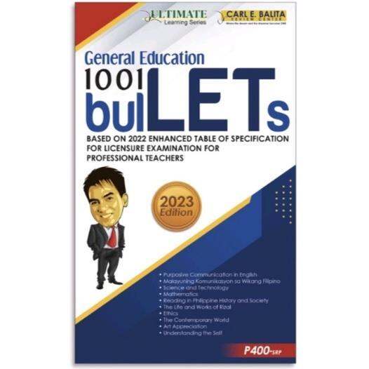 [Hot Sales]۩ CBRC General Education BulLets 2023 Edition (LET Reviewer ...