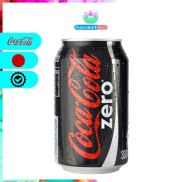 Nước ngọt Coca không đường CocaCola Zero Sugar 350ml x 24 lon
