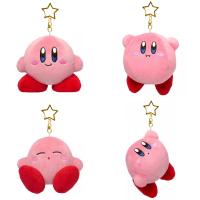 ของเล่นยัดไส้นุ่มลายการ์ตูน Kirby จี้ตุ๊กตายัดนุ่น Kirby การ์ตูนของเล่นตุ๊กตาสำหรับเด็กผู้หญิงพวงกุญแจของขวัญวันเกิดยัดนุ่นสุดน่ารัก