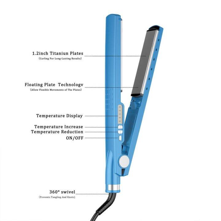 cfb-hair-straightener-hair-curler-2-in-1-flat-iron-titanium-hair-straightener-เครื่องมือความงาม-เครื่องสำอางสำหรับเด็กผู้หญิง